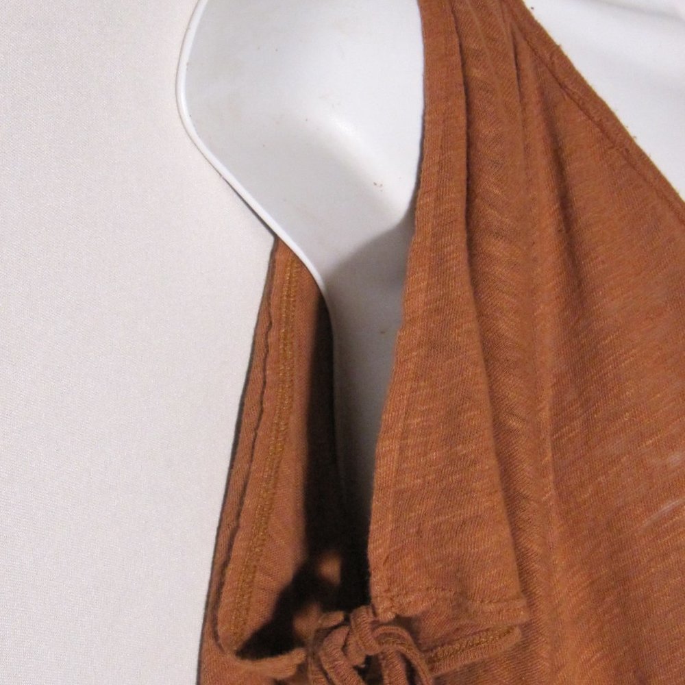 Free People Cold Shoulder Tie Sleeves Tunic Top S - Picture 3 of 7